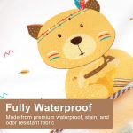 Accmor 5 Pack Long Sleeve Baby Bibs, Waterproof Sleeved Bib, Toddler Baby Bibs for 6-36 Months - Image 4